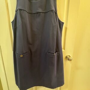Eloquii Navy Sleeveless Dress